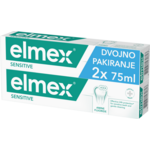 Elmex Sensitive zobna krema, 75 ml, 2 kosa