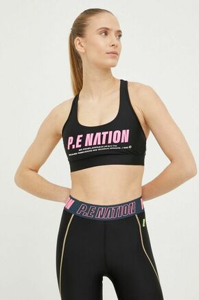 Športni modrček P.E Nation In Play črna barva - črna. Športni nedrček iz kolekcije P.E Nation. Model z nizko oporo