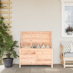 vidaXL Zunanja škatla za blazine 99x50x56,5 cm trden les jelke