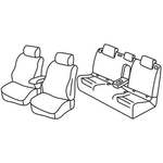 WEBHIDDENBRAND Avto prevleka za VW GOLF 7, COMFORTLINE, Variant, od 2012 do 2017, Golf
