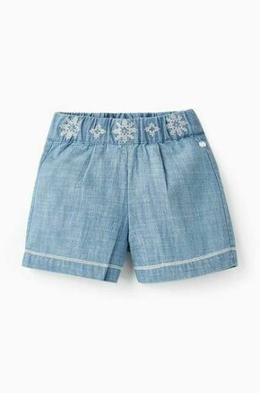 Bombažne kratke hlače za dojenčke zippy - modra. Kratke hlače za dojenčka iz kolekcije zippy. Model izdelan iz udobne tkanine.