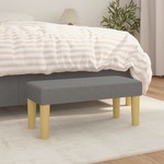 vidaXL Klop temno siva 70x30x30 cm blago