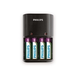 Philips polnilnik baterij MultiLife + 4x AA baterije
