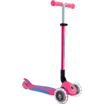 Globber otroški zložljivi skiro - Primo Foldable Plus Lights V2 - Fuchsia/Sky Blue