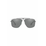 Versace sončna očala 0VE2242 - siva. Sončna očala iz kolekcije Versace. Model z gladkimi lečami in okvirji iz metala. Imajo UV 400 filter.