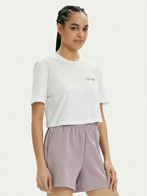 Bombažen pižama t-shirt Calvin Klein Underwear bela barva