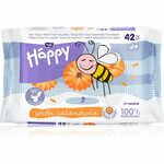 BELLA Baby Happy Calendula vlažilni toaletni papir z ognjičem za otroke 42 kos
