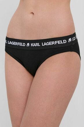 Spodnjice Karl Lagerfeld črna barva - črna. Spodnjice iz kolekcije Karl Lagerfeld. Model izdelan iz elastične pletenine.
