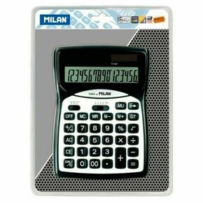 NEW Kalkulator Milan Črna Plastika 18