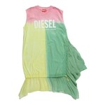 DIESEL Obleka rumena / zelena / roza / bela