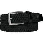 Alberto Basic Braided Mens Black 100 cm Pasovi