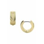 Fossil Elegantni pozlačeni obročasti uhani Harlow JF04116710