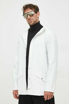 Vodoodporna jakna Rains 12010 Jackets bela barva - bela. Vodoodporna jakna iz kolekcije Rains. Nepodložen model