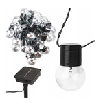 MG Solar Bulb sončna veriga 3.5m, črna