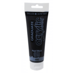 Daler Rowney Akrilna barva Graduate 120 ml, biserno crna