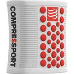 Set trakov za roke Compressport Sweatbands 3D.Dots WSTV2 Bela