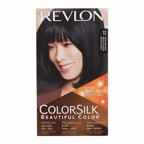 Revlon Colorsilk Beautiful Color odtenek 12 Natural Blue Black darilni set barva za lase Colorsilk Beautiful Color 59