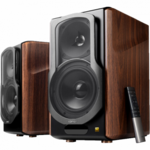 Edifier S2000MKIII zvočniki, 2.0/5.0, 130W, brezžični, bluetooth, rjavi