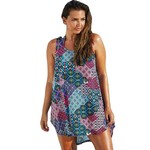 Bluish Boho Style Sheer Chiffon Beach Dress 24290