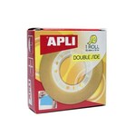 Apli Lepilni trak, dvostranski, prozoren 15 mm x 10 m
