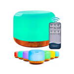 Verkgroup LED RGB aroma difuzor vlažilec zraka z daljinskim upravljalnikom 300ml rjav