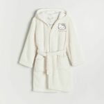 Reserved - GIRLS` DRESSING GOWN - kremna kremna 100% POLIESTER 623CM-01X