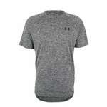 UNDER ARMOUR Funkcionalna majica 'Tech 2.0' pegasto siva / črna