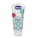 CHICCO Zobna pasta Jagoda brez fluora 50ml, 12m+