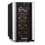 Klarstein Reserva 8 Slim Uno samostojni hladilnik za vino, 8 steklenic, 1 temperaturno območje