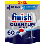 Finish Quantum All in 1 kapsule za pomivanje posode, 60 kosov