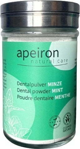 "Apeiron Auromère Mint zobni puder - 40 g"