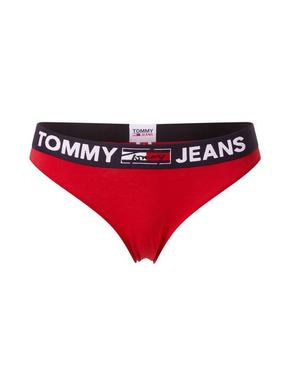 Tommy Jeans Ženska Contrast Waistband Hlačke Rdeča XS