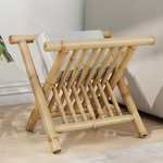 vidaXL Stojalo za revije 42x30,5x34,5 cm bambus