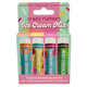 Crazy Rumors Set klasičnih balzamov za ustnice Ice Cream Mix 4 x 4,4 ml