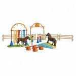 Schleich Farm world 42481 Trening agility ponijev