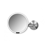 SimpleHuman ST3003 20cm-es (8 col) szenzoros fali tükör 5x nagyítással (fix bekötésű 100-240V)