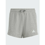adidas Športne kratke hlače Essentials 3-Stripes Shorts IC3632 Siva Regular Fit