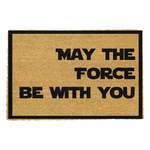 Predpražnik iz naravnih kokosovih vlaken Artsy Doormats May The Force Be With You, 40 x 60 cm