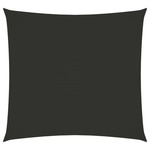 Senčno jadro oksford blago kvadratno 5x5 m antracitno