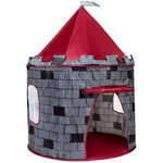 WEBHIDDENBRAND Otroški šotor Castle Baby Mix siva