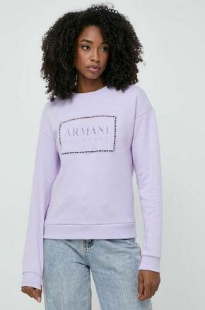 Bombažen pulover Armani Exchange ženski