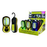 Finish mini baterijska LED svetilka COB 3W + 3 LEDs na magnet s sklopnim kavljem