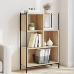 vidaXL Knjižna omara sonoma hrast 72x28x109 cm inženirski les