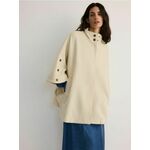 Reserved - LADIES` COAT - kremna kremna 60% VOLNA, 40% POLIESTER 091DO-01X