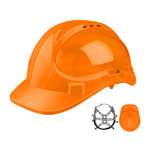 TOTAL TOOLS varnostna čelada 05 Oranžna /330g/HDPE