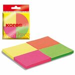 Kores Neonski bloki Multicolor 40x50 mm v 4 barvah