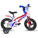 Dino bikes Otroško kolo 812L R1 12" 2022 belo-modro-rdeče