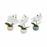 Umetne rastline v kompletu 3 ks (višina 15 cm) Orchid – Casa Selección