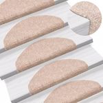 vidaXL Samolepilne preproge za stopnice 15 kosov 65x21x4 cm rjave