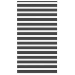 vidaXL idaXL Zebra senčilo črna 120x230 cm tkanina širina 115,9 cm poliester